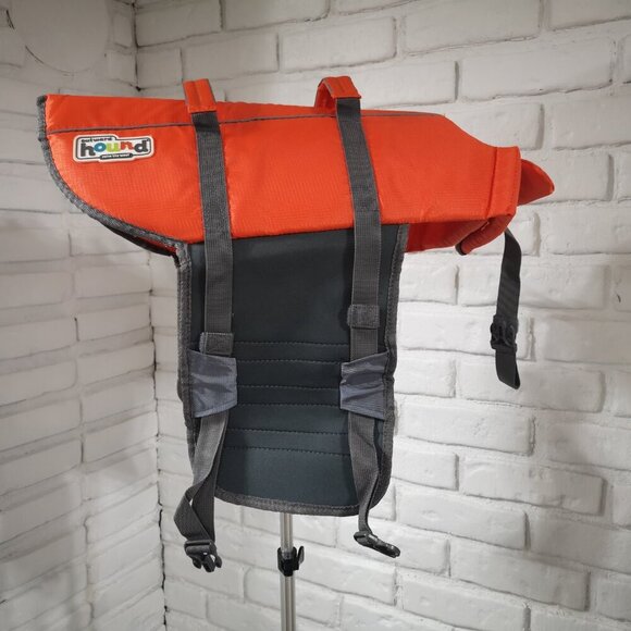 Brand New Outward Hound Orange & Grey Size Large Dog Life Jacket - Picture 4 of 7